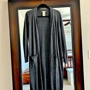 Matty M size large dark grey cardigan